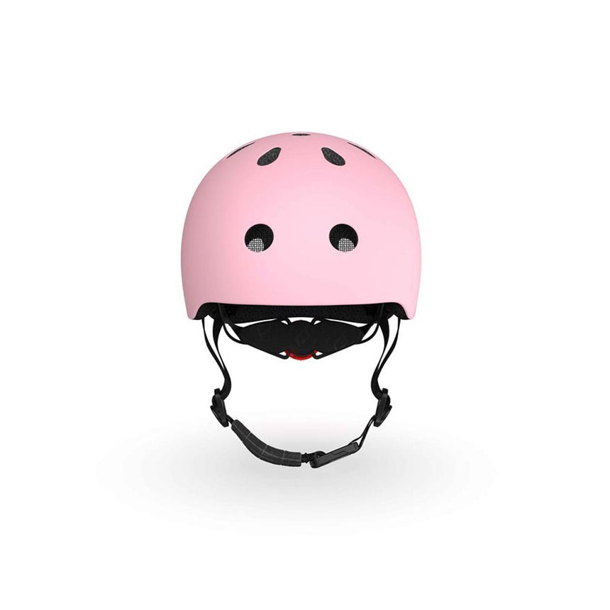 Scoot & Ride LED kids bike and scooter helmet in Rose - view 12