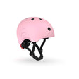 Scoot & Ride LED kids bike and scooter helmet in Rose - view 16