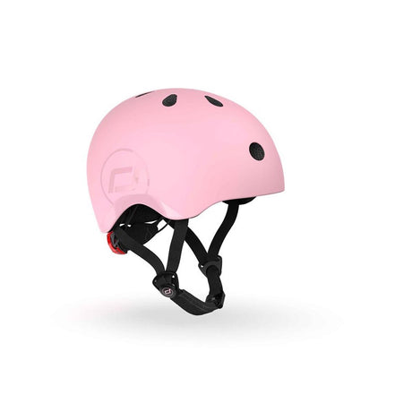 Scoot & Ride LED kids bike and scooter helmet in Rose - view 16