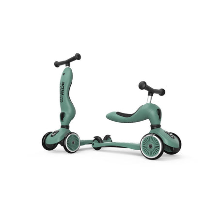 Scoot & Ride Highwaykick 1 toddler scooter in Forest - view 7