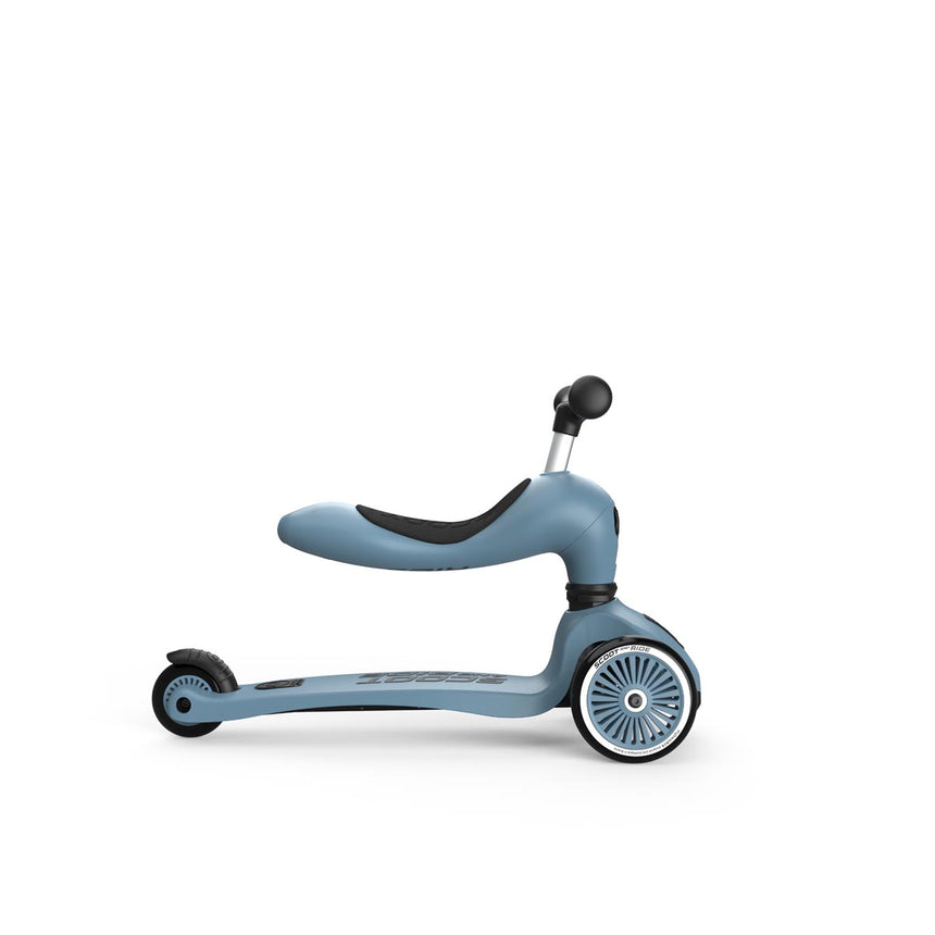 Scoot & Ride Highwaykick 1 kids scooter in Steel – view 2