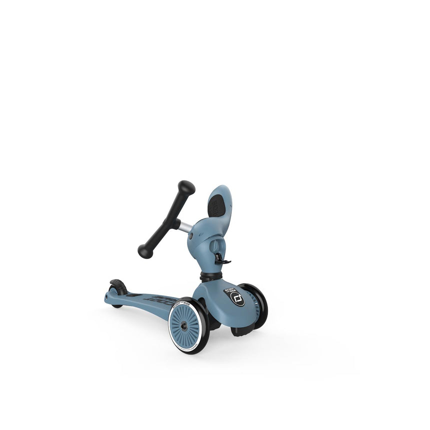 Scoot & Ride Highwaykick 1 kids scooter in Steel – view 4