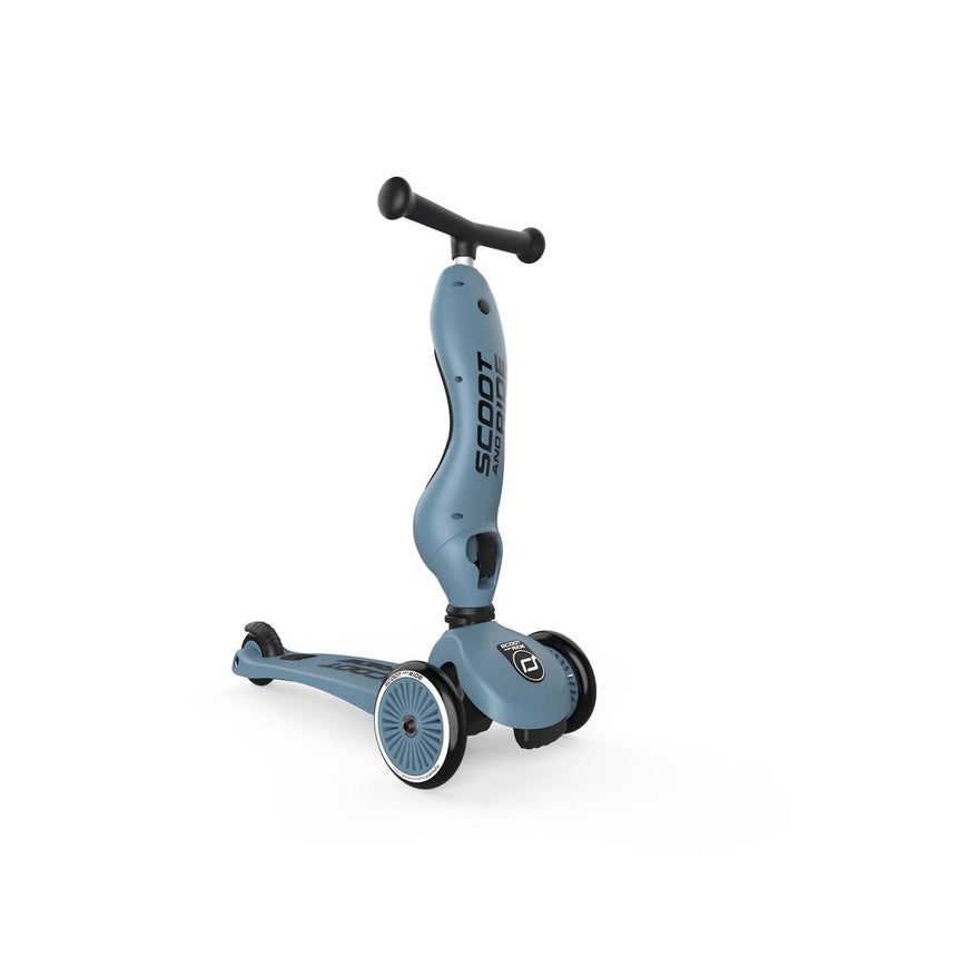Scoot & Ride Highwaykick 1 kids scooter in Steel – view 5