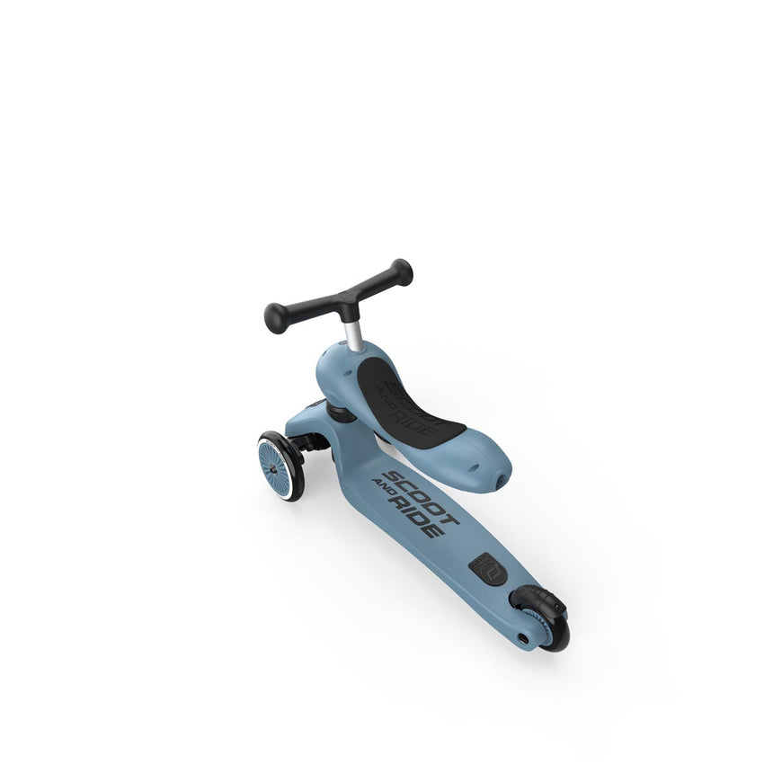 Scoot & Ride Highwaykick 1 kids scooter in Steel – view 9