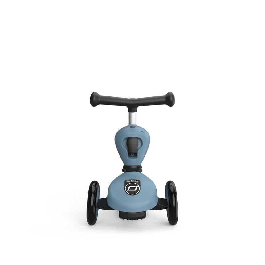 Scoot & Ride Highwaykick 1 kids scooter in Steel – view 3