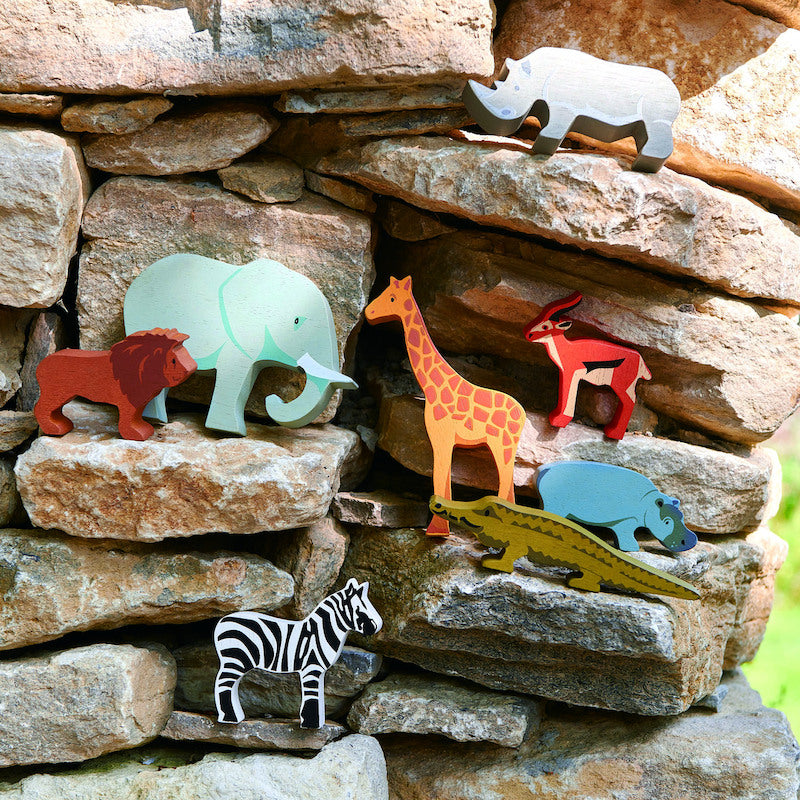 Tender Leaf Toys Wooden Animal Elephant - image 4