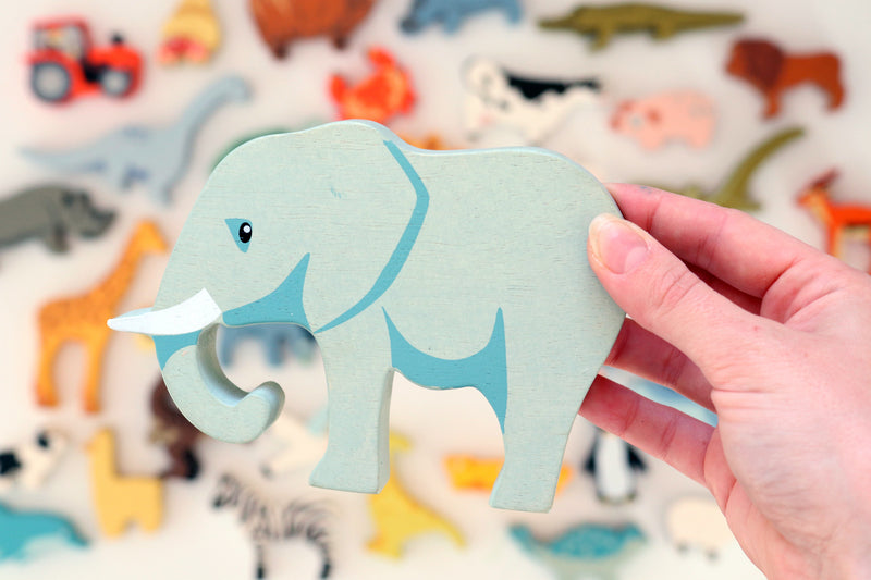 Tender Leaf Toys Wooden Animal Elephant - image 3