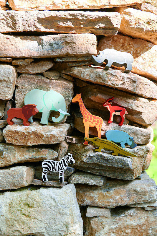 Tender Leaf Toys Wooden Animal Hippo - image 5