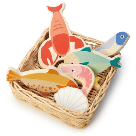 Tender Leaf Toys Pretend Market Basket Set - image 5