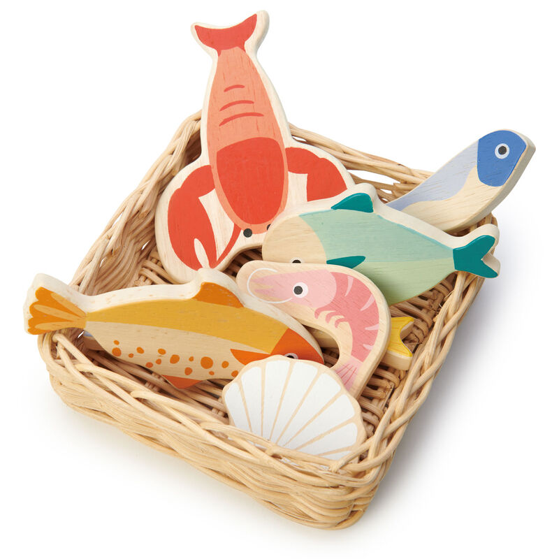 Tender Leaf Toys Pretend Market Basket Set - image 5