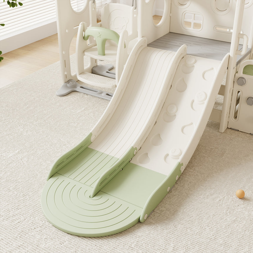 All 4 Kids Willow Double Track Slide & Swing Play Center