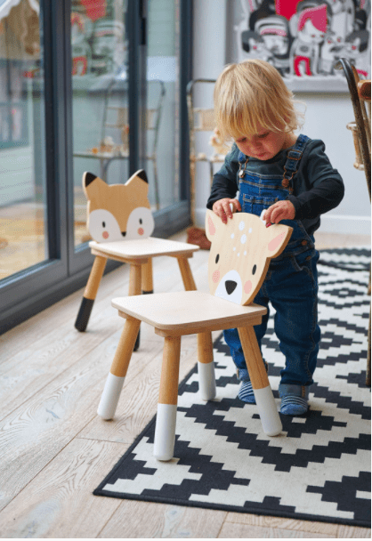 Tender Leaf Toys Kids Wooden Forest Deer Chair