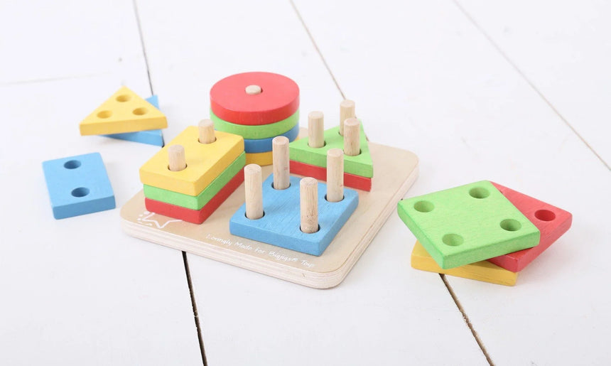 Bigjigs Toys First Four Shape Sorter