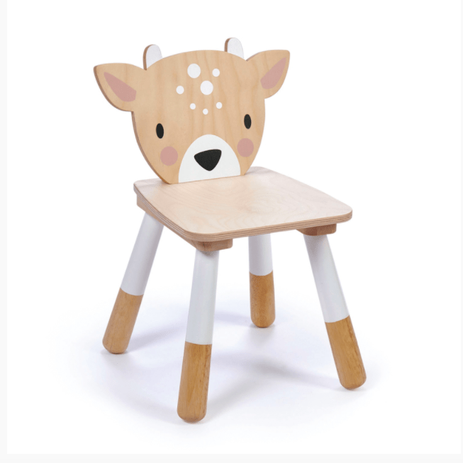 Tender Leaf Toys Kids Wooden Forest Deer Chair