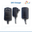 ALL 4 KIDS 24V charger for kids ride-on cars on white background