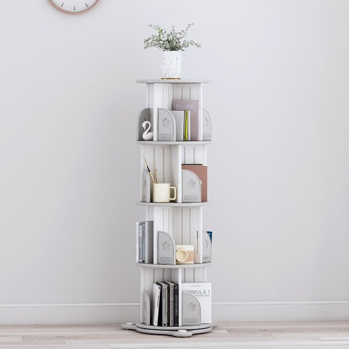 All 4 Kids Madelyn 4 Levels Revolving Bookcase - Grey