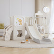 All 4 Kids Joyce Baby Slider and Swing Play Center with Easel