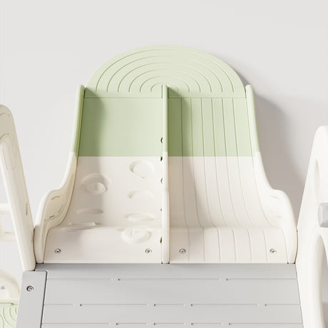 Close-up of the Willow slide's textured non-slip surface and side rails