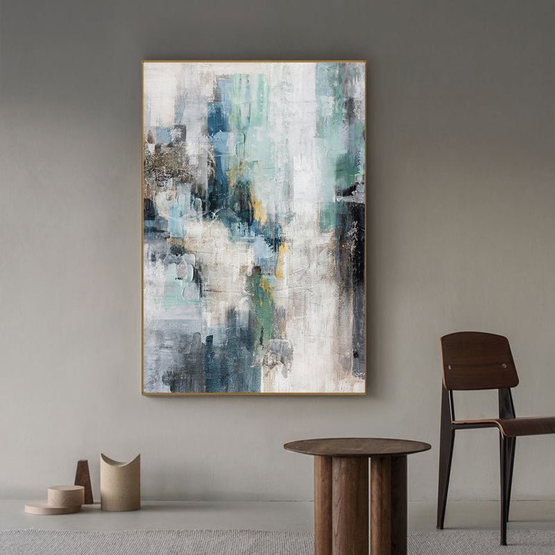 All 4 Kids Modern Abstract Oil Hand Painted Wall Art with Frame 023