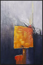 All 4 Kids Modern Abstract Oil Hand Painted Wall Art with Frame 010