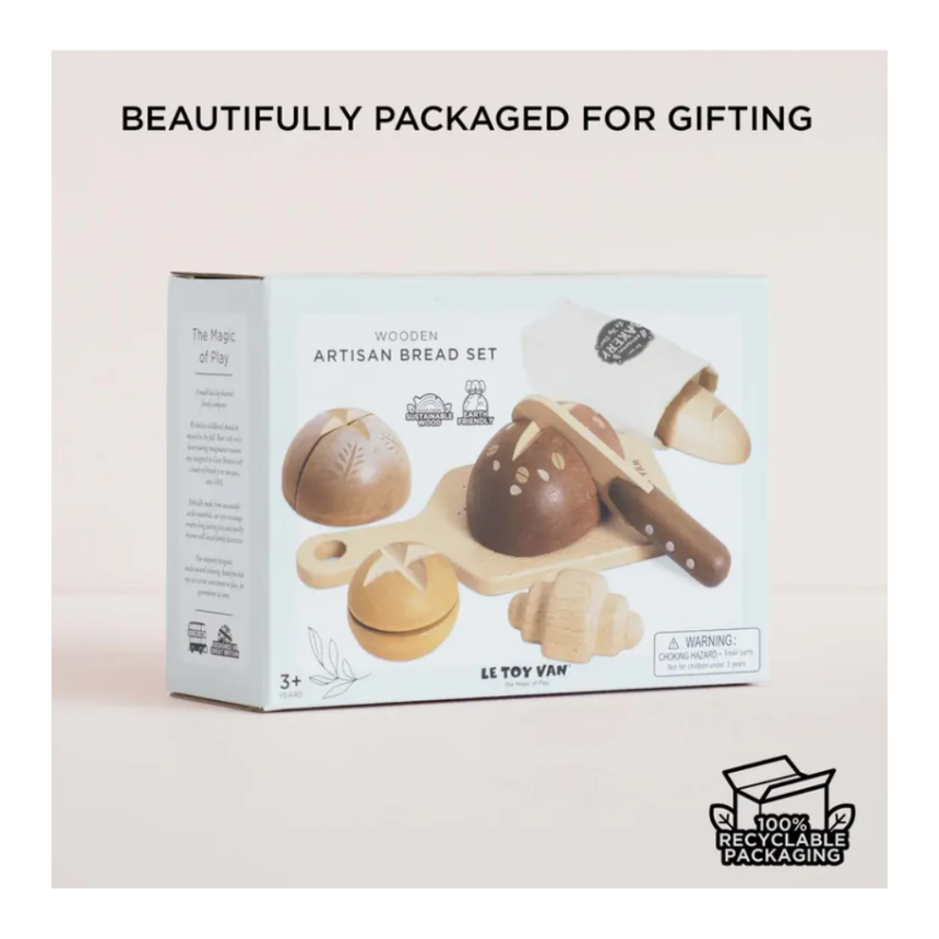 Le Toy Van Bread, Loaf and Knife Set