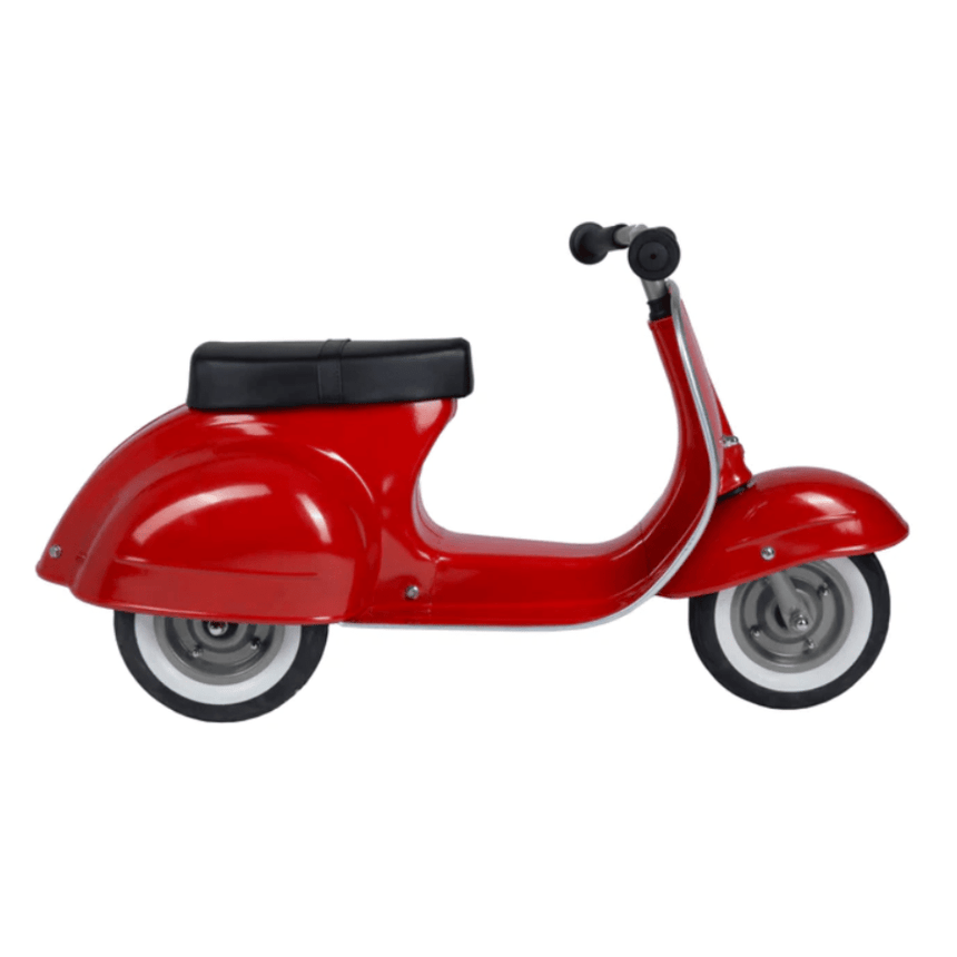Ambosstoys Primo Classic Red Ride-On  (Leather Seat)