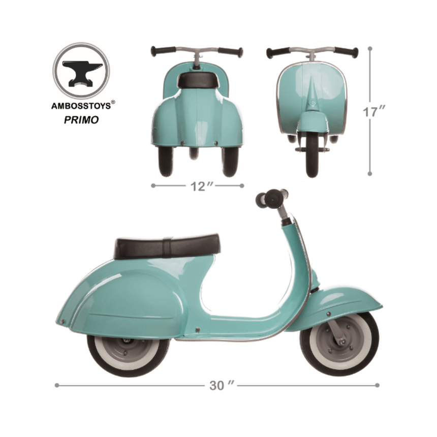 Ambosstoys Primo Classic Mint Ride-On (Leather Seat)