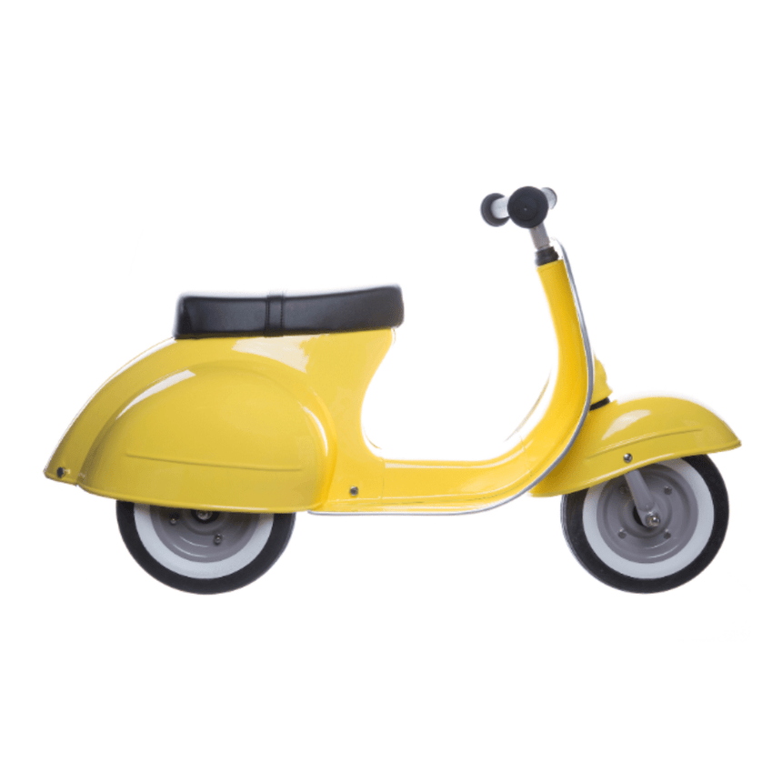 Ambosstoys Primo Classic Yellow Ride-On  (Leather Seat)