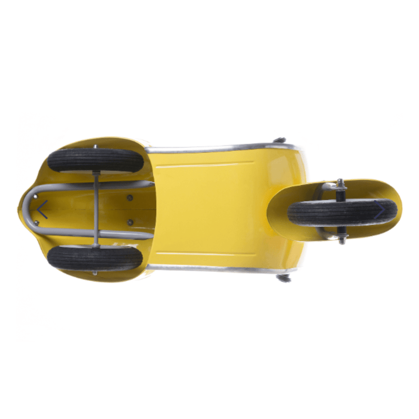 Ambosstoys Primo Classic Yellow Ride-On  (Leather Seat)