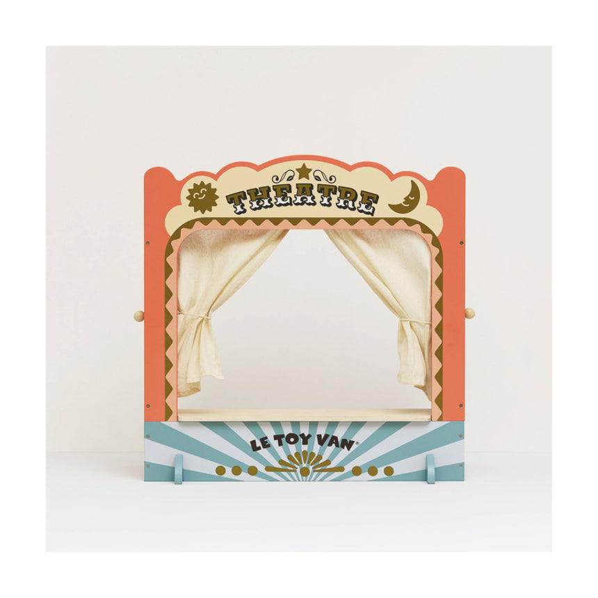 Le Toy Van Kitchen Tabletop Puppet Wooden Theatre
