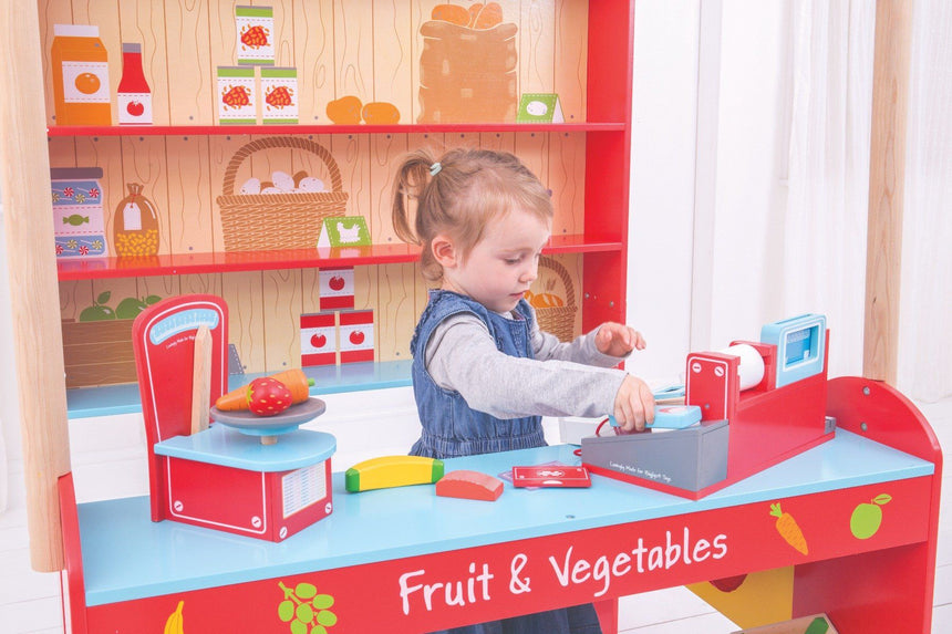 Bigjigs Toys Pretend Village Shop