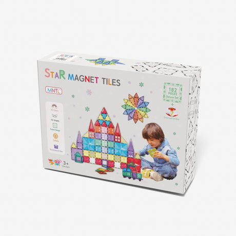 MNTL Classic Star Magnetic Tile 182 Pcs Set