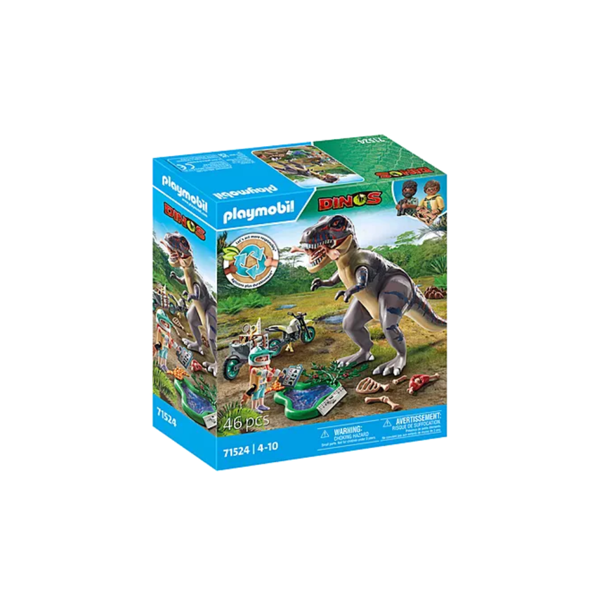 Playmobil T-Rex trace path