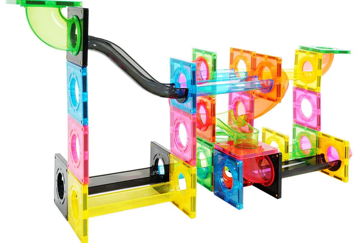 MNTL Fluorescent Magnetic Marble Run Set 101 Pcs