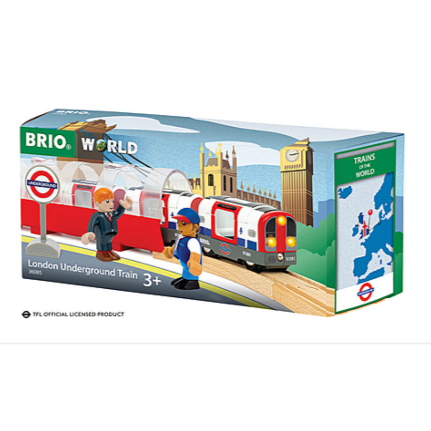 BRIO London Underground Train 7 pieces
