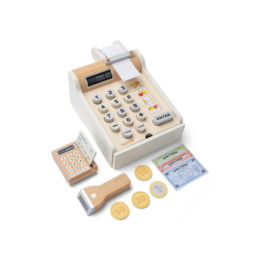 New Classic Toys Cash Register White