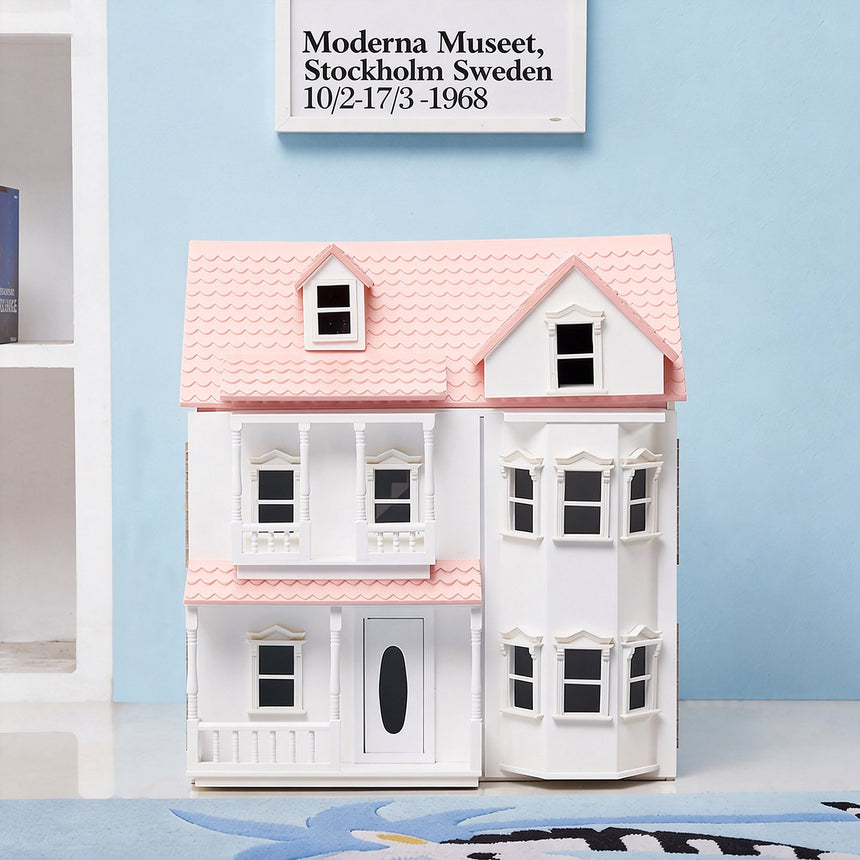 All 4 Kids Victoria Dollhouse - Pink