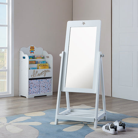 ALL 4 KIDS Gloria white children's bedroom standing mirror