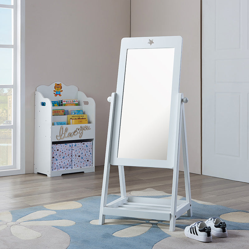 ALL 4 KIDS Gloria white children's bedroom standing mirror