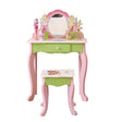 All 4 Kids Layla girls flower vanity set with stool marketplace hero image
