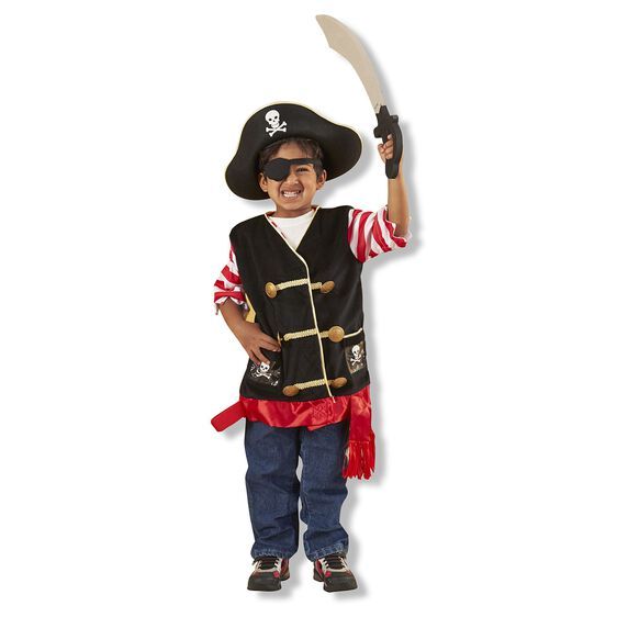 Melissa & Doug Pirate Role Play Costume Set