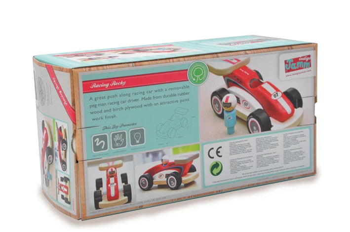 Indigo Jamm Wooden Racing Rocky