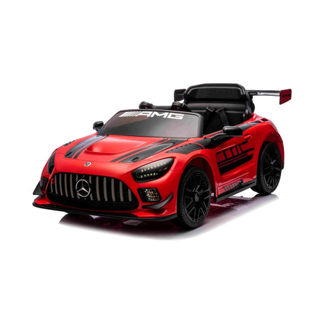 All 4 Kids BBH-033 licensed Mercedes-Benz AMG GT3 EVO 12V kids electric ride-on car in red, front angle