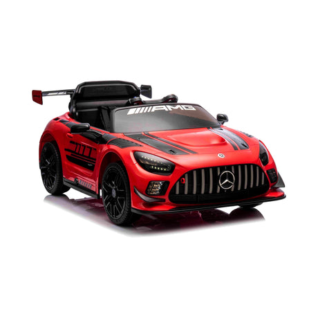 Rear view of All 4 Kids BBH-033 Mercedes-Benz AMG GT3 EVO 12V kids ride-on car with rear spoiler