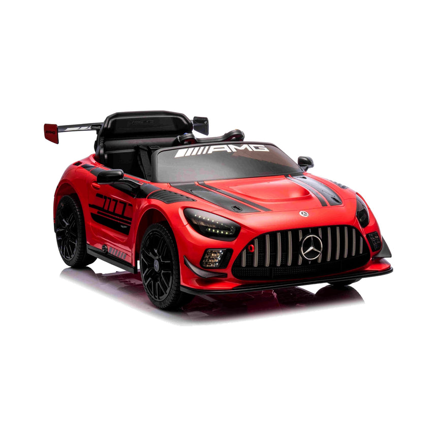 Rear view of All 4 Kids BBH-033 Mercedes-Benz AMG GT3 EVO 12V kids ride-on car with rear spoiler