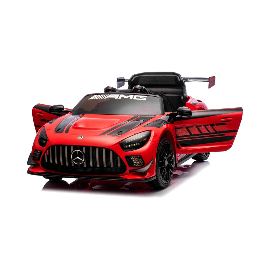 LED headlight detail on All 4 Kids BBH-033 Mercedes-Benz AMG GT3 EVO red kids ride-on car