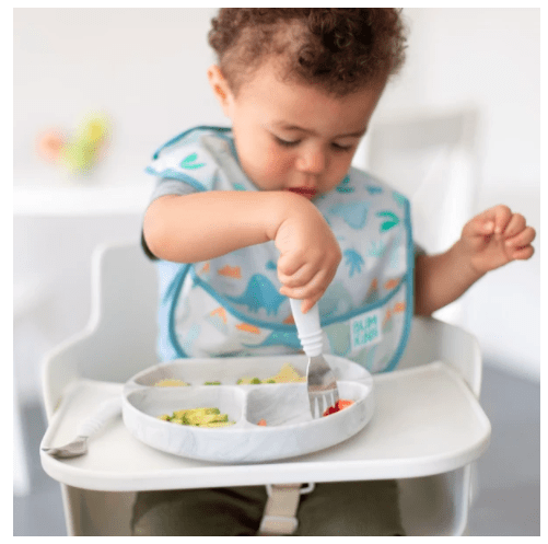 Bumkins Spoon and Fork - Marble