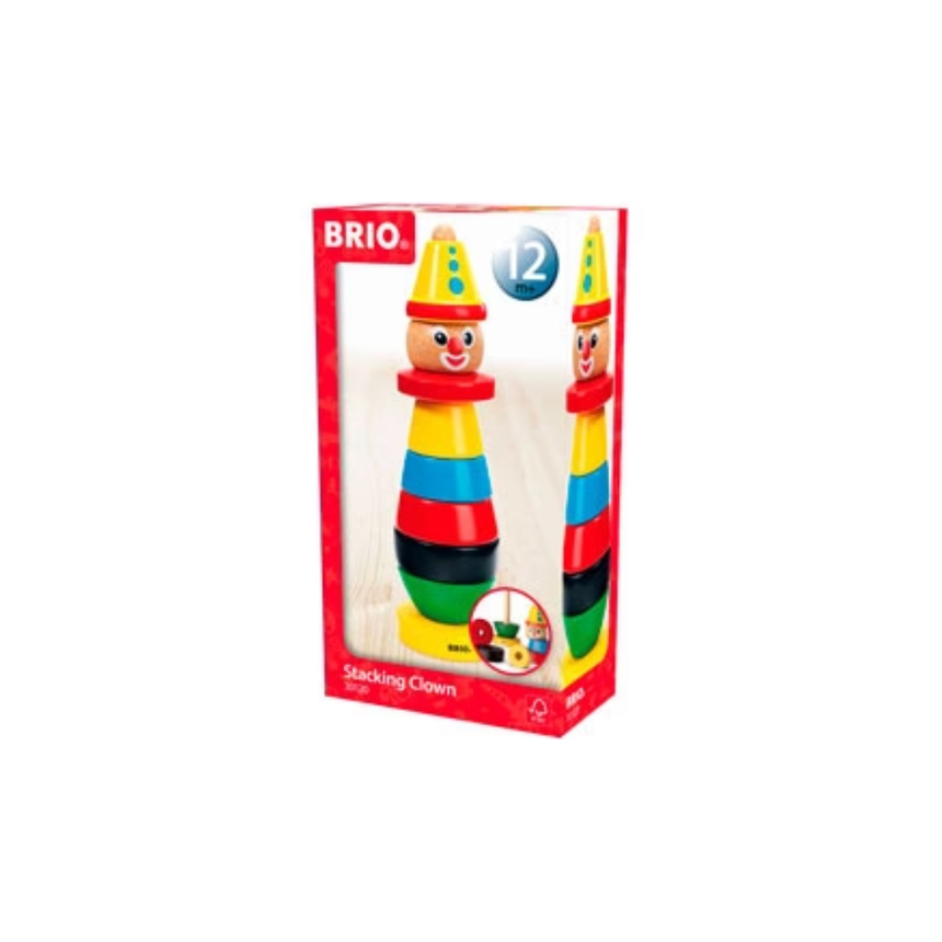 BRIO - Stacking Clown 9 Pieces