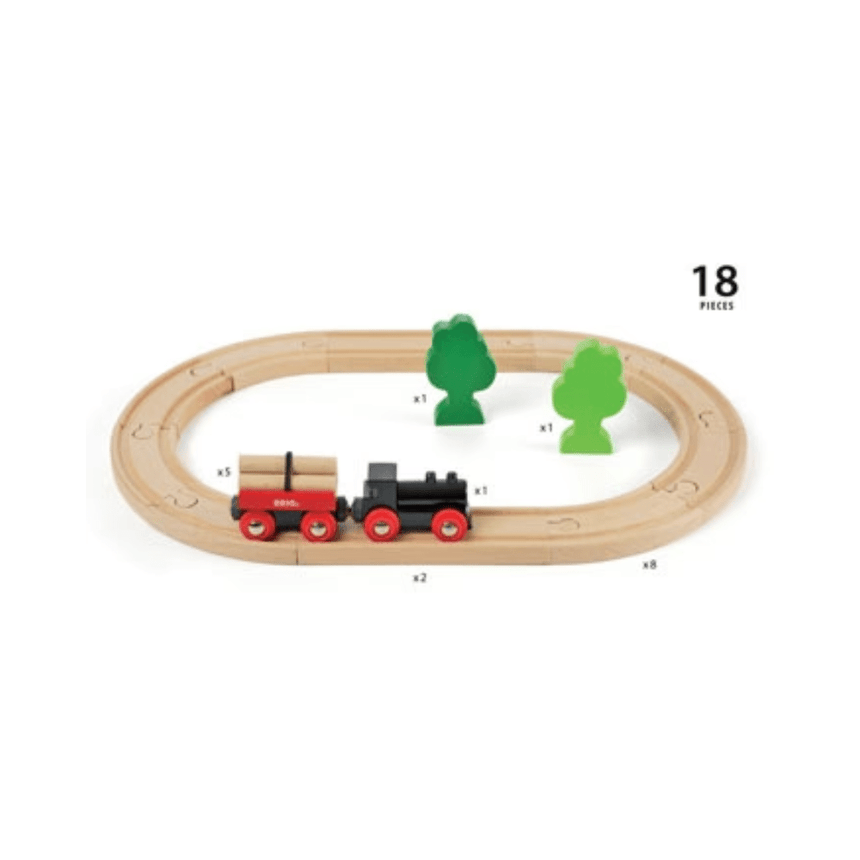 BRIO - Classic Little Forest Train Set 18 Pie