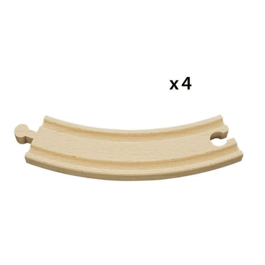 BRIO Large Curved Tracks 4 pieces